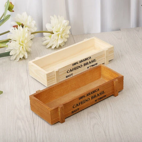 Déstockage Pot De Fleur Extérieur Bois, Bac à Fleurs Rectangulaire Jardinieres Exterieur Balcon, Pot Plante Interieur& Extérieur(1PCS Blanc) 6 Déstockage Pot De Fleur Extérieur Bois, Bac à Fleurs Rectangulaire Jardinieres Exterieur Balcon, Pot Plante Interieur& Extérieur(1PCS Blanc) – Image 4