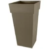 EDA Vase Haut Carré Toscane XXL - Taupe - 98L - 43.3x43.3x80cm
