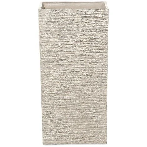 Haut Cache-Pot Beige Carré 30 X 30 X 60 Cm Pot De Fleurs Robuste En Pierre Et Polyrésine Au Design Moderne Idéal Pour Extérieur Et Intérieur Beliani 3 Haut Cache-Pot Beige Carré 30 X 30 X 60 Cm Pot De Fleurs Robuste En Pierre Et Polyrésine Au Design Moderne Idéal Pour Extérieur Et Intérieur Beliani