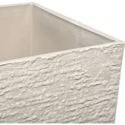 Haut Cache-Pot Beige Carré 30 X 30 X 60 Cm Pot De Fleurs Robuste En Pierre Et Polyrésine Au Design Moderne Idéal Pour Extérieur Et Intérieur Beliani 11 Haut Cache-Pot Beige Carré 30 X 30 X 60 Cm Pot De Fleurs Robuste En Pierre Et Polyrésine Au Design Moderne Idéal Pour Extérieur Et Intérieur Beliani -Promos Jardin Noble Magasin 7766498 5