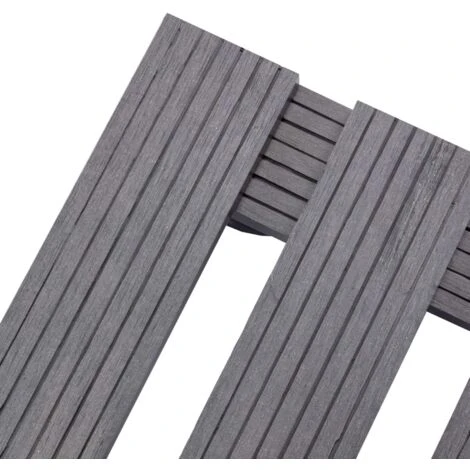 Lot De 4 Chariots à Plantes | Support Et Plateau Pour Jardinière Gris 30x30x7,5 Cm WPC 93076 6 Lot De 4 Chariots à Plantes | Support Et Plateau Pour Jardinière Gris 30x30x7,5 Cm WPC 93076 – Image 4