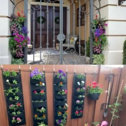 Sacs à Plantes, Mis à Jour Jardinière Murale Verticale à 7 Poches Sacs De Plantation Suspendus Muraux Pour Les Plantes De Clôture De Jardin De Pelouse De Jardin 10 Sacs à Plantes, Mis à Jour Jardinière Murale Verticale à 7 Poches Sacs De Plantation Suspendus Muraux Pour Les Plantes De Clôture De Jardin De Pelouse De Jardin -Promos Jardin Noble Magasin 78025861 4