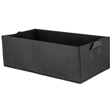 Sac De Plantation Rectangulaire En Feutre Noir 40 30 20cm, 3pcs 3 Sac De Plantation Rectangulaire En Feutre Noir 40 30 20cm, 3pcs