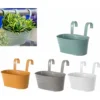 4pcs Métal Suspendu Pot De Fleur Clôture Fleur Conteneur Pot De Jardin Avec Double Crochet Détachable Mural Seau Support De Fleur Pour Balcon Jardin 1 4pcs Métal Suspendu Pot De Fleur Clôture Fleur Conteneur Pot De Jardin Avec Double Crochet Détachable Mural Seau Support De Fleur Pour Balcon Jardin -Promos Jardin Noble Magasin 78465218 1