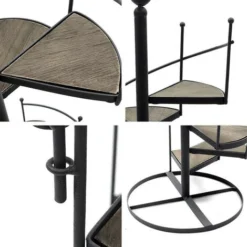 Support De Plantes En Spirale, Support De Pot De Fleurs En Forme D&39escalier Pour La Décoration Extérieure De La Maison -Promos Jardin Noble Magasin 78766812 3
