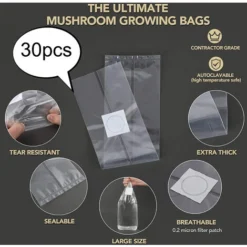 Sac De Culture De Champignons, Sacs De Jardinage à Frai Avec Une Forte Résistance à La Déchirure, Utilisés Dans Les Tentes De Jardinage Et De Plantation D&39intérieur Ou,République Tchèque,Rouge -Promos Jardin Noble Magasin 78767459 2