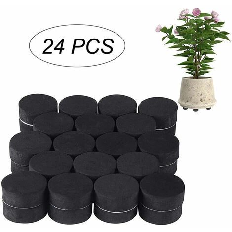 Pied Pot De Fleur Invisible (Lot De 24) - Pied Caoutchouc Noir Pour Surélever Les Plantes - Tampon Auto-Adhésif Pour Pots Moyens Et Grands - Rehausseur Plantes Extérieures Et Intérieures 3 Pied Pot De Fleur Invisible (Lot De 24) - Pied Caoutchouc Noir Pour Surélever Les Plantes - Tampon Auto-Adhésif Pour Pots Moyens Et Grands - Rehausseur Plantes Extérieures Et Intérieures