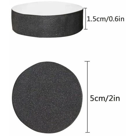 Pied Pot De Fleur Invisible (Lot De 24) - Pied Caoutchouc Noir Pour Surélever Les Plantes - Tampon Auto-Adhésif Pour Pots Moyens Et Grands - Rehausseur Plantes Extérieures Et Intérieures 5 Pied Pot De Fleur Invisible (Lot De 24) - Pied Caoutchouc Noir Pour Surélever Les Plantes - Tampon Auto-Adhésif Pour Pots Moyens Et Grands - Rehausseur Plantes Extérieures Et Intérieures – Image 3