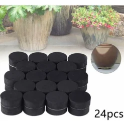 Pied Pot De Fleur Invisible (Lot De 24) - Pied Caoutchouc Noir Pour Surélever Les Plantes - Tampon Auto-Adhésif Pour Pots Moyens Et Grands - Rehausseur Plantes Extérieures Et Intérieures 11 Pied Pot De Fleur Invisible (Lot De 24) - Pied Caoutchouc Noir Pour Surélever Les Plantes - Tampon Auto-Adhésif Pour Pots Moyens Et Grands - Rehausseur Plantes Extérieures Et Intérieures -Promos Jardin Noble Magasin 78950076 5
