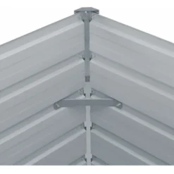 Jardinière Surélevée 129x129x46 Cm Acier Galvanisé Gris -Promos Jardin Noble Magasin 79653810 4