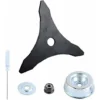 MINKUROW 10"x 3T Lame De Débroussailleuse Avec Kit D'entretien D'accessoire D'adaptateur De Lame De Tondeuse à Gazon De Machine De Jardinage Pour Mauvaises Herbes Fraîches Et Tondeuse 2 MINKUROW 10"x 3T Lame De Débroussailleuse Avec Kit D'entretien D'accessoire D'adaptateur De Lame De Tondeuse à Gazon De Machine De Jardinage Pour Mauvaises Herbes Fraîches Et Tondeuse -Promos Jardin Noble Magasin 79852031 1