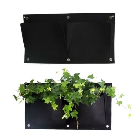 Sacs De Plantation Tenture Murale 1 Pc 7 Poches Plantation Verticale Cultivez Des Sacs Pour La Décoration De Jardin De Jardin 4 Sacs De Plantation Tenture Murale 1 Pc 7 Poches Plantation Verticale Cultivez Des Sacs Pour La Décoration De Jardin De Jardin – Image 2