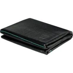 Toile De Paillage Couverture De Sol 1m X 10m, Contre Mauvaises Herbes De Jardin, Bâche Perméable Protection UV Haute Densité