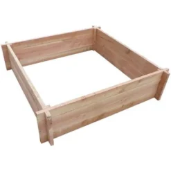 Carré Potager En Bois De Douglas CIHB - Jardinière Sur Pieds Pour Jardin Ou Balcon -Promos Jardin Noble Magasin 8114540 4