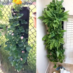 Sacs De Plantation Murale Sacs à Plantes Sac De Culture Pour Plantation Suspendue Noire 7 Poches -Promos Jardin Noble Magasin 81307271 4