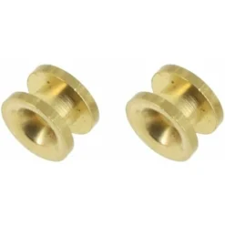 2x Passe Fil Tête Débroussailleuse Diamètre 4 Mm 11 Mm Hauteur 9 Mm Jardin Parc Entretien Œillet Laiton, Tête 2 Fils