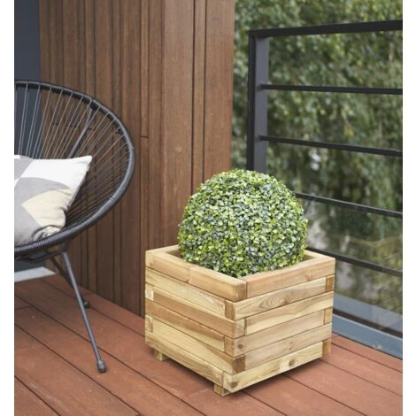 Bacs à Fleurs STOCKHOLM Carré 28L 4 Bacs à Fleurs STOCKHOLM Carré 28L – Image 2