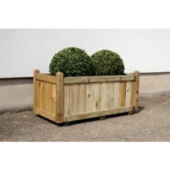 Bac à Fleurs VENDÔME Rectangle 100 - 113 L -Promos Jardin Noble Magasin 8230054 3