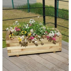 Bac à Fleurs STOCKHOLM Rectangle 62L -Promos Jardin Noble Magasin 8230055 4