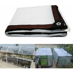 Bache Transparente Exterieur, Bache De Protection Exterieur Imperméable, Bâche Transparente Avec Oeillets, Bache Plastique Transparente Epaisse Pour Serre Meubles De Jardin Tente, 2mx2m-longziming