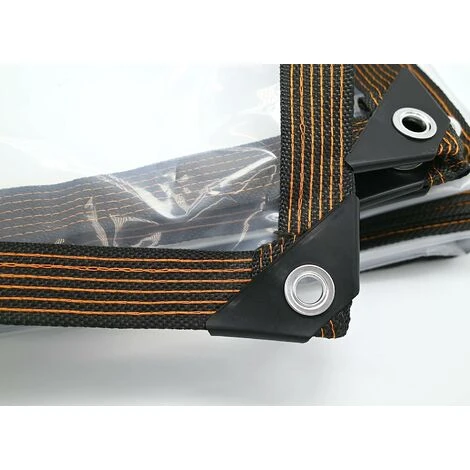 Bache Transparente Exterieur, Bache De Protection Exterieur Imperméable, Bâche Transparente Avec Oeillets, Bache Plastique Transparente Epaisse Pour Serre Meubles De Jardin Tente, 2mx2m-longziming 5 Bache Transparente Exterieur, Bache De Protection Exterieur Imperméable, Bâche Transparente Avec Oeillets, Bache Plastique Transparente Epaisse Pour Serre Meubles De Jardin Tente, 2mx2m-longziming – Image 3