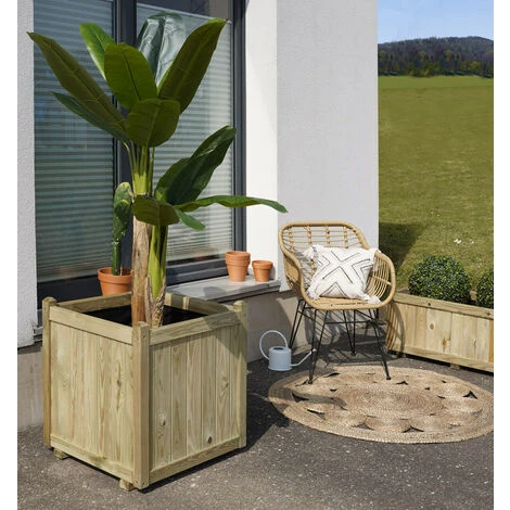 Bac à Fleurs VENDÔME Carré 60 - Maxi Volume 138 L 4 Bac à Fleurs VENDÔME Carré 60 - Maxi Volume 138 L – Image 2