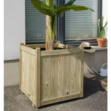 Bac à Fleurs VENDÔME Carré 60 - Maxi Volume 138 L 5 Bac à Fleurs VENDÔME Carré 60 - Maxi Volume 138 L – Image 3