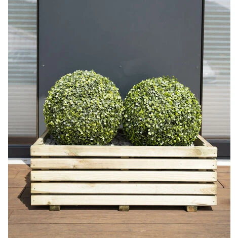 Bac à Fleurs Rectangle 80 - 64L. 4 Bac à Fleurs Rectangle 80 - 64L. – Image 2