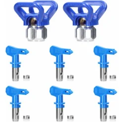 Ensemble De Buses De Peinture Sans Air Embouts De Machine De Pulvérisation Réversible Kit De Buse De Pulvérisateur De Peinture Sans Air Accessoire De Machine De Pulvérisation De Pulvérisateur Sans Air