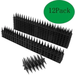 Clous Anti-oiseaux 50x4,5x3.5cm Coleur De Noir 10pcs Anti-oiseaux Et Anti-insectes