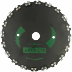 Universal 20 Dents Faucheuse Lame à Angle Droit Scie à Chaîne Lame De Scie Débroussailleuse Disque De Jardin Accessoires Machine 230mm Noir