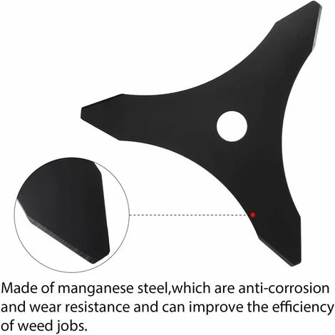 Lame De Débroussailleuse Universelle 3 Dents Pour Fresh Green Sous Croissance Et Tonte Pour Stihl, Husqvarna, Mitox, Echo, Kawasaki Et Autres Machines HA 7 Lame De Débroussailleuse Universelle 3 Dents Pour Fresh Green Sous Croissance Et Tonte Pour Stihl, Husqvarna, Mitox, Echo, Kawasaki Et Autres Machines HA – Image 5
