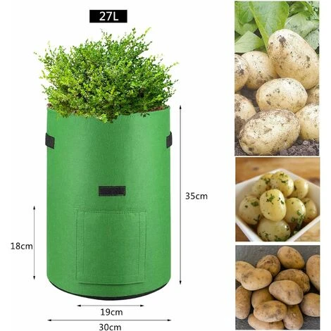 COUCOU Sac De Culture De Jardin 3 Pièces Sac De Culture Respirant Sac De Culture De Pommes De Terre Avec Fenêtre. 4 COUCOU Sac De Culture De Jardin 3 Pièces Sac De Culture Respirant Sac De Culture De Pommes De Terre Avec Fenêtre. – Image 2