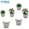 Promo Suspendu Mural 6 Pots De Fleurs Simples - 100% Plastique Recyclé Sans BPA, Gratuit Pour Bricoler Votre Décoration Colorée Pour Le Jardin Maison (coloré) à La Fois Intérieur Et Extérieur -Promos Jardin Noble Magasin 86491922 1