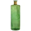 Grand Vase Bouteille En Verre Recyclé - D. 25 X H. 75 Cm - Vert - ABALONA -Promos Jardin Noble Magasin 86764643 1