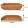 Trough Coco Liner Demi-Lune Forme Panier De Jardinière En Fibre De Coco Tentures Murales Naturelles Jardinière De Noix De Coco Pour Décoration De Fleurs De Jardin,États-Unis,24inch Pratique 1 Trough Coco Liner Demi-Lune Forme Panier De Jardinière En Fibre De Coco Tentures Murales Naturelles Jardinière De Noix De Coco Pour Décoration De Fleurs De Jardin,États-Unis,24inch Pratique -Promos Jardin Noble Magasin 87221574 1