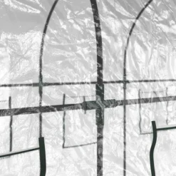 Serre Transparent 160x400x190 Cm PVC Et Acier Enduit De Poudre VidaXL 11 Serre Transparent 160x400x190 Cm PVC Et Acier Enduit De Poudre VidaXL -Promos Jardin Noble Magasin 87878568 5