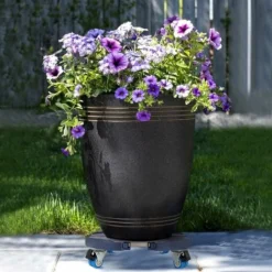 Porte Plante A Roulettes Rotation à 360°, Capacité De 200 KG, Plateau Roulant Réglable Ø 40-54cm, Support De Pot De Fleur Pour Intérieur à Extérieur, Plante,Pied De Parasol,Poubelle,Bleu 8 Porte Plante A Roulettes Rotation à 360°, Capacité De 200 KG, Plateau Roulant Réglable Ø 40-54cm, Support De Pot De Fleur Pour Intérieur à Extérieur, Plante,Pied De Parasol,Poubelle,Bleu -Promos Jardin Noble Magasin 87900773 2