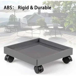 MINKUROW Support De Pot De Fleur À Roulette, Porte Plante A Roulettes, Soucoupe Pour Plantes En Abs, Pour Déplacer Les Jardinières En Pot, Plantes À Fleurs De Pont, Capacité De Charge 50kg(Carré) 9 MINKUROW Support De Pot De Fleur À Roulette, Porte Plante A Roulettes, Soucoupe Pour Plantes En Abs, Pour Déplacer Les Jardinières En Pot, Plantes À Fleurs De Pont, Capacité De Charge 50kg(Carré) -Promos Jardin Noble Magasin 87950770 3