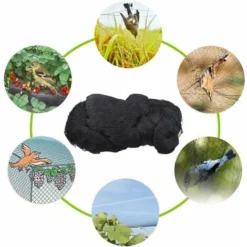 Filet Anti-oiseaux Et Anti-insectes Filet Anti-Oiseaux Filet De Volière Filet De Protection Jardin Bassin Robuste (10m X 4m) -Promos Jardin Noble Magasin 88169182 5