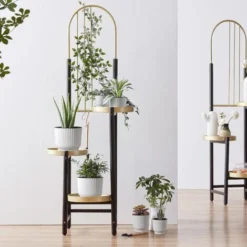 AIDUCHO 6pcs Bac à Fleurs Auto-Irrigation Plastique Rond - Blanc, Pot Avec Réserve D'eau Pot Avec Système D'Arrosage Pour Planter Les Plantes Fleur Facilement, Décoration Pour Jardin Maison 15cm -Promos Jardin Noble Magasin 88646731 3