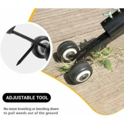 Désherbeur Désherbeur Outil De Râteau De Mauvaises Herbes Outil De Coupe De Jardin -Promos Jardin Noble Magasin 88675123 4