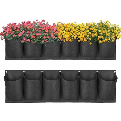 6 Poches Suspendues Jardinière Murale Mise à Niveau étanche Couche Jardin Sac De Plantation élargi Et Approfondi Poches Pour Balcon Jardin Cour Bureau Décoration De La Maison 3 6 Poches Suspendues Jardinière Murale Mise à Niveau étanche Couche Jardin Sac De Plantation élargi Et Approfondi Poches Pour Balcon Jardin Cour Bureau Décoration De La Maison