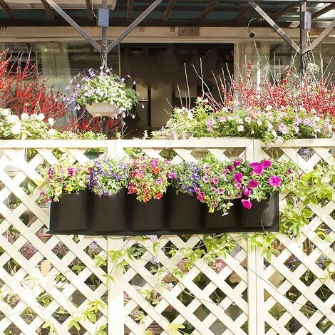 6 Poches Suspendues Jardinière Murale Mise à Niveau étanche Couche Jardin Sac De Plantation élargi Et Approfondi Poches Pour Balcon Jardin Cour Bureau Décoration De La Maison 7 6 Poches Suspendues Jardinière Murale Mise à Niveau étanche Couche Jardin Sac De Plantation élargi Et Approfondi Poches Pour Balcon Jardin Cour Bureau Décoration De La Maison – Image 5