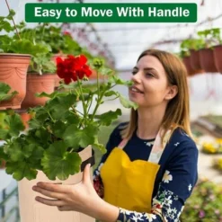 SEENLIN Sacs De Culture De Pommes De Terre Sacs De Culture De Plantes, Sacs De Culture De Tomates De 10 Gallons Sac De Culture De Légumes En Tissu Respirant Avec Poignées Et Rabat D'accès Pour Fraises -Promos Jardin Noble Magasin 89259758 2