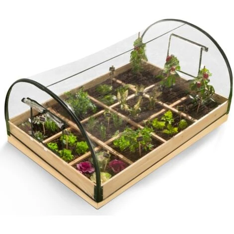 Kit Complet 3 Bacs Modulables Carrés Potager Et Serre à Tomates + Treillis + Housse 5 Kit Complet 3 Bacs Modulables Carrés Potager Et Serre à Tomates + Treillis + Housse – Image 3