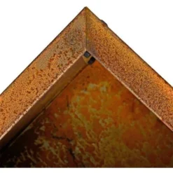 Carré Potager En Acier Rouillé 40x40x40 Cm -Promos Jardin Noble Magasin 89613746 2