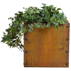 Carré Potager En Acier Rouillé 40x40x40 Cm -Promos Jardin Noble Magasin 89613746 5