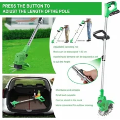 Débroussailleuse Sans Fil Avec Batterie 21 V Et Chargeur, Débroussailleuse électrique, Manche Télescopique, Sans Fil Léger Pour Couper La Pelouse, L'entretien De La Pelouse 10 Débroussailleuse Sans Fil Avec Batterie 21 V Et Chargeur, Débroussailleuse électrique, Manche Télescopique, Sans Fil Léger Pour Couper La Pelouse, L'entretien De La Pelouse -Promos Jardin Noble Magasin 89650073 4