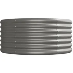 Jardinière De Jardin Acier Enduit De Poudre 224x80x36 Cm Gris -Promos Jardin Noble Magasin 89826412 4